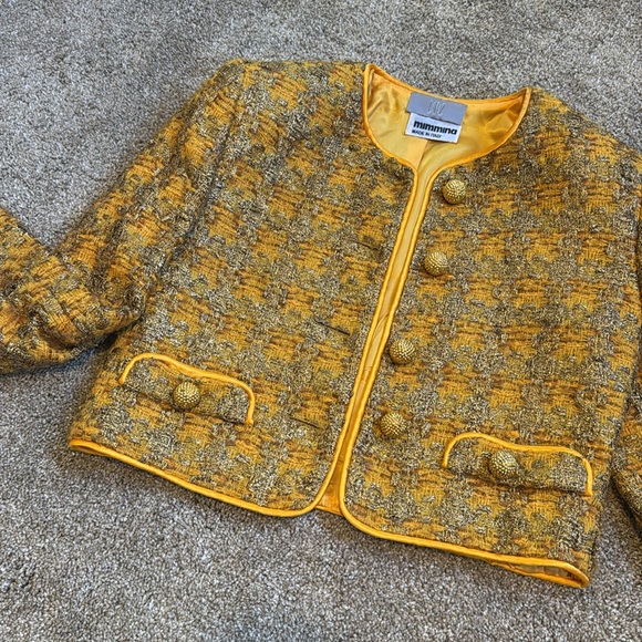 Mimmina 80’s Vintage Cropped Coat - Picture 10 of 15